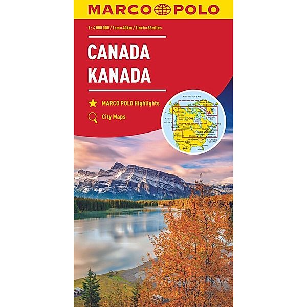 MARCO POLO Kontinentalkarte / MARCO POLO Kontinentalkarte Kanada 1:4 Mio., MARCO POLO Kontinentalkarte Kanada 1:4 Mio.