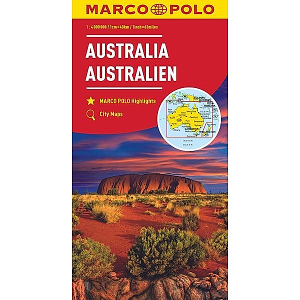 MARCO POLO Kontinentalkarte / MARCO POLO Kontinentalkarte Australien 1:4 Mio., MARCO POLO Kontinentalkarte Australien 1:4 Mio.