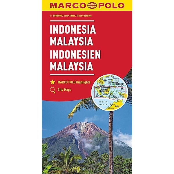 MARCO POLO Kontinentalkarte / MARCO POLO Kontinentalkarte Indonesien, Malaysia 1:2 Mio.