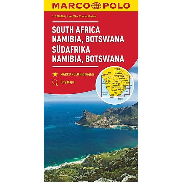 MARCO POLO Kontinentalkarte / MARCO POLO Kontinentalkarte Südafrika, Namibia, Botswana 1:2 Mio., Namibia, Botswana 1:2 Mio. MARCO POLO Kontinentalkarte Südafrika