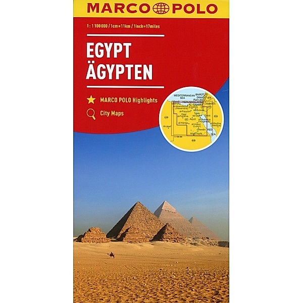 MARCO POLO Länderkarte Ägypten