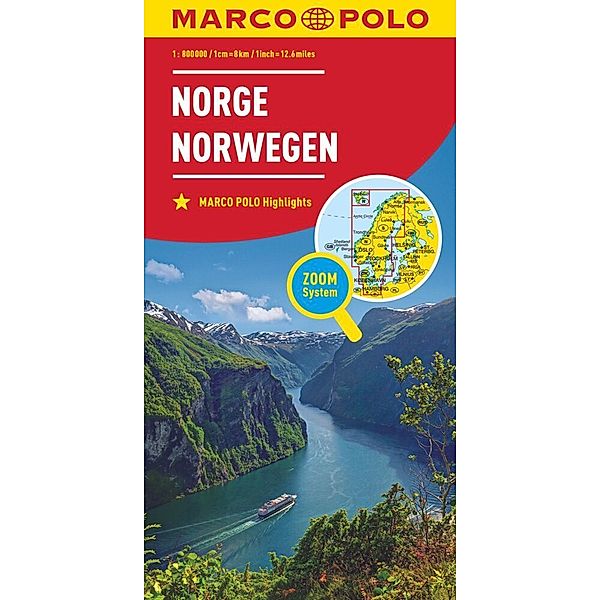 Marco Polo Länderkarte / MARCO POLO Länderkarte Norwegen 1:800.000, MARCO POLO Länderkarte Norwegen 1:800.000