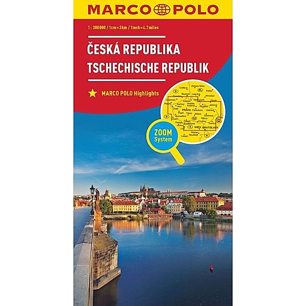 Marco Polo Länderkarte / MARCO POLO Länderkarte Tschechische Republik 1:300.000. Ceská Republika / Czech Republic / République Tchèque