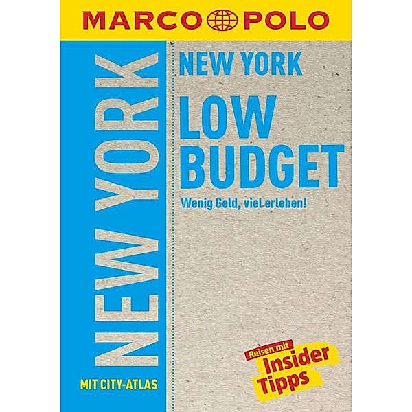 MARCO POLO LowBudget Reiseführer New York, Alrun Steinrueck