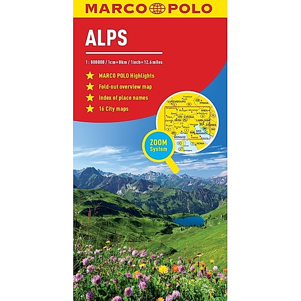 Marco Polo Maps / Alps Marco Polo Map, Marco Polo