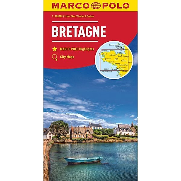 MARCO POLO Regionalkarte Bretagne 1:200.000