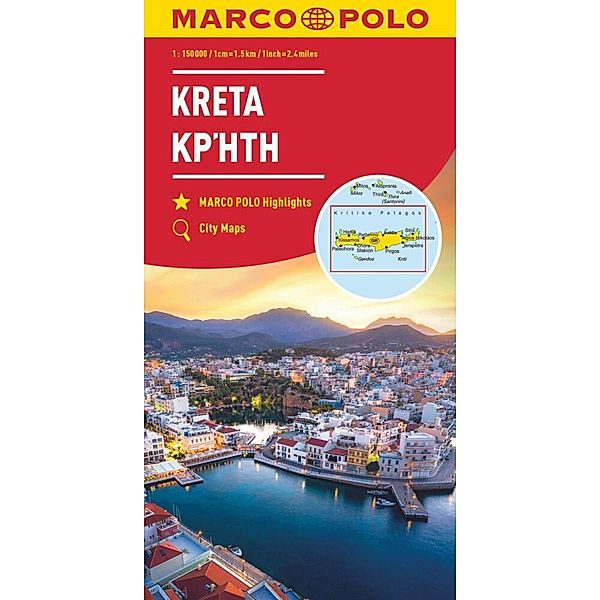 MARCO POLO Regionalkarte Kreta 1:150.000