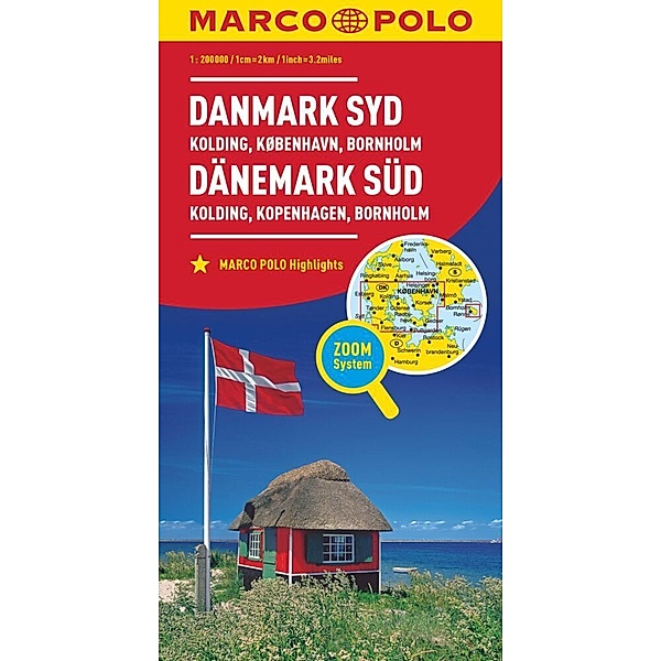 MARCO POLO Regionalkarte / MARCO POLO Regionalkarte Dänemark Süd 1:200.000. Denmark South / Dänemark Du Sud / Danmark Syd