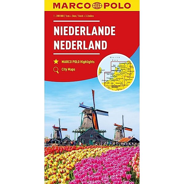 MARCO POLO Regionalkarte Niederlande 1:200.000