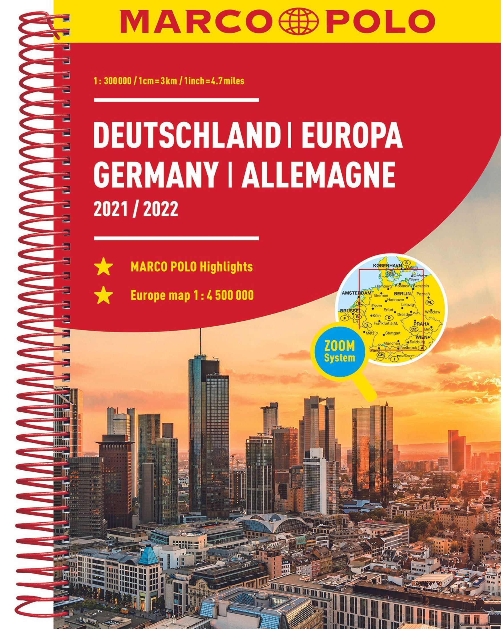 MARCO POLO Reiseatlas 2021 2022 Deutschland 1:300.000 Buch  versandkostenfrei bei Weltbild.de bestellen