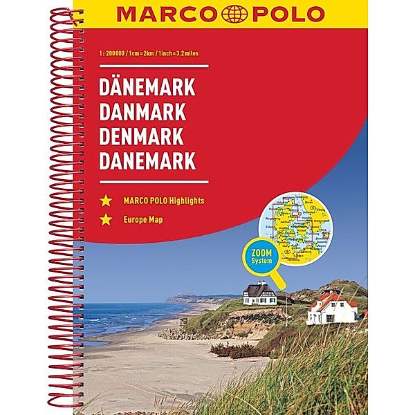 MARCO POLO Reiseatlas Dänemark 1:200.000