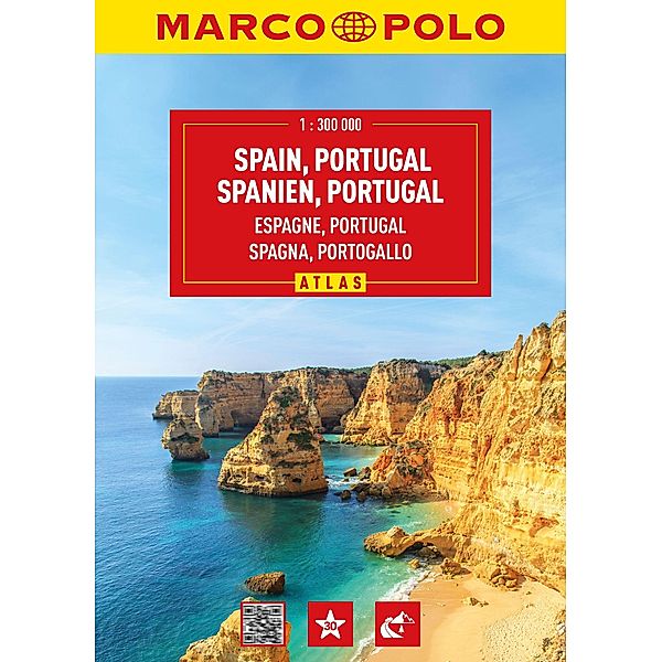 MARCO POLO Reiseatlas Spanien, Portugal 1:300.000