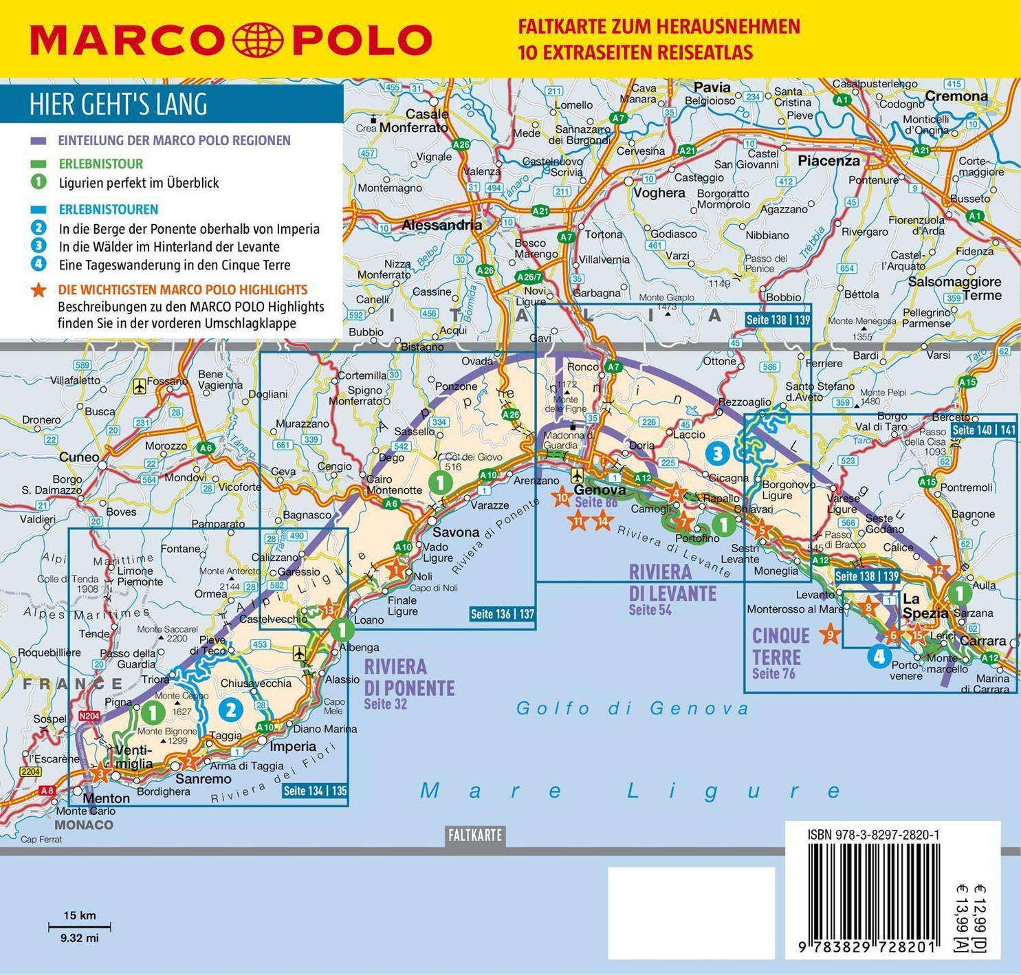 Marco Polo Reisefuhrer Ligurien Italienische Riviera Cinque Terre Buch
