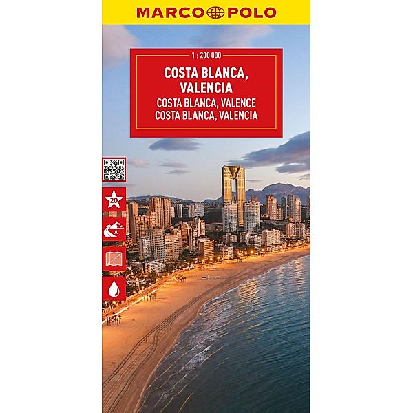 MARCO POLO Reisekarte Costa Blanca 1:200.000