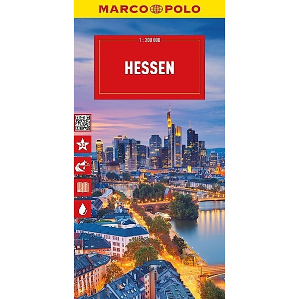 MARCO POLO Reisekarte Deutschland 06 Hessen 1:200.000