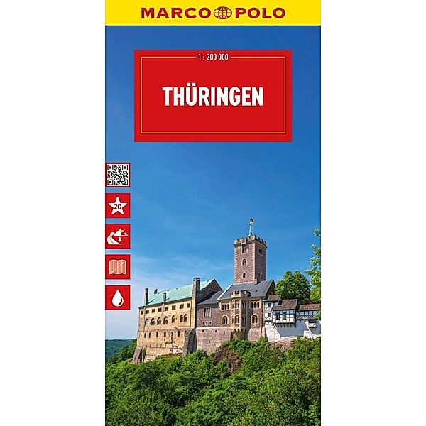 MARCO POLO Reisekarte Deutschland 07 Thüringen 1:200.000