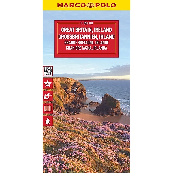 MARCO POLO Reisekarte Grossbritannien 1:850.000