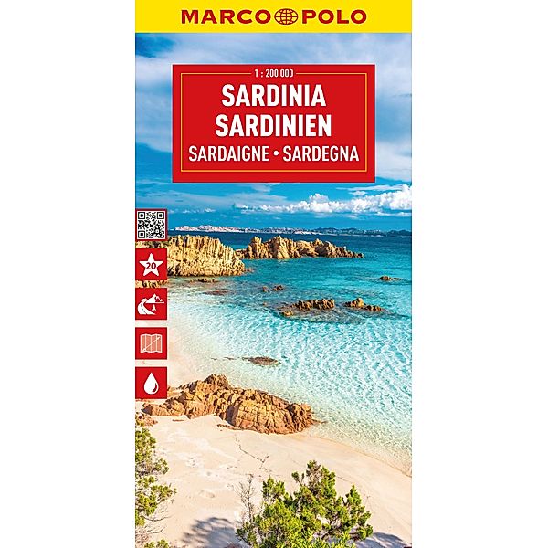 MARCO POLO Reisekarte Italien 15 Sardinien 1:200.000