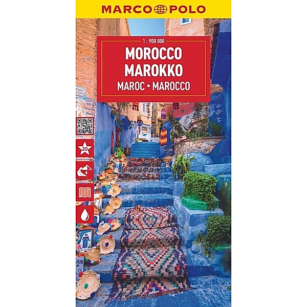 MARCO POLO Reisekarte Marokko 1:900.000