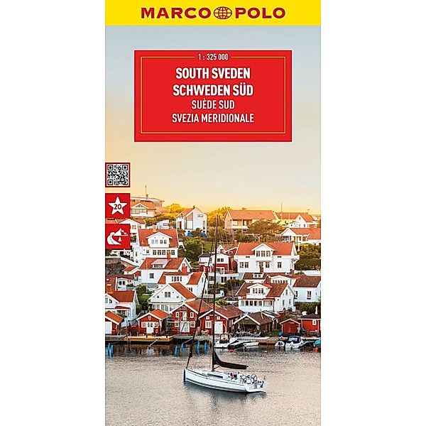 MARCO POLO Reisekarte Schweden Süd 1:325.000