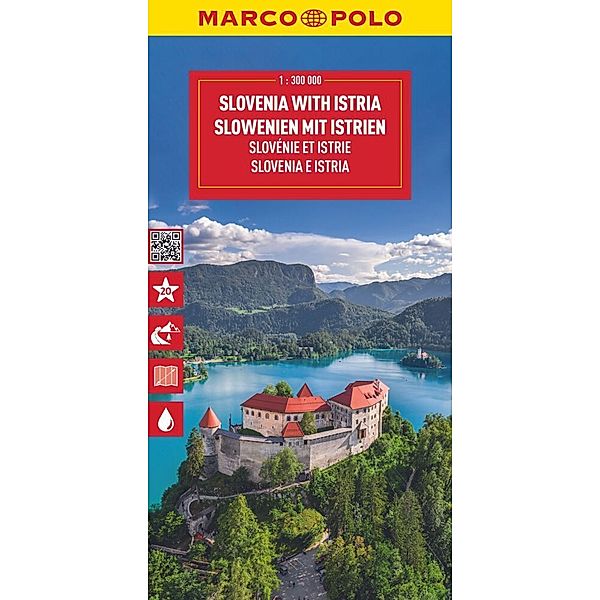 MARCO POLO Reisekarte Slowenien und Istrien 1:250.000