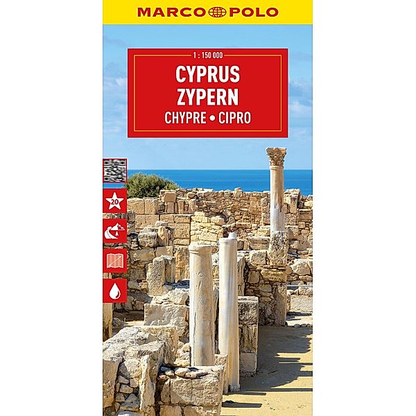 MARCO POLO Reisekarte Zypern 1:150.000