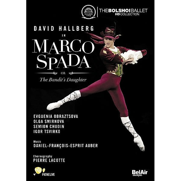Marco Spada, Hallberg, Obraztsova, Bolshoi Ballet, Lacotte