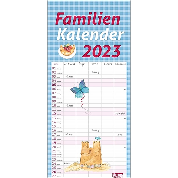 Maren Schaffner Familienplaner 2023. Schöner großer Familien-Kalender, gestaltet von der bekannten Grafikerin und Autori, Maren Schaffner