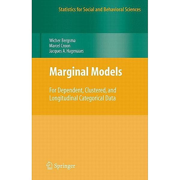 Marginal Models, Wicher Bergsma, Marcel Croon, Jacques A. Hagenaars