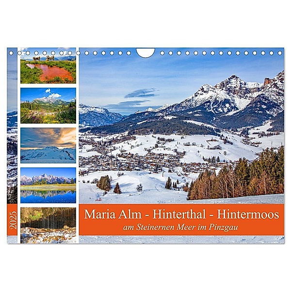Maria Alm - Hinterthal - Hintermoos (Wandkalender 2025 DIN A4 quer), CALVENDO Monatskalender, Calvendo, Christa Kramer