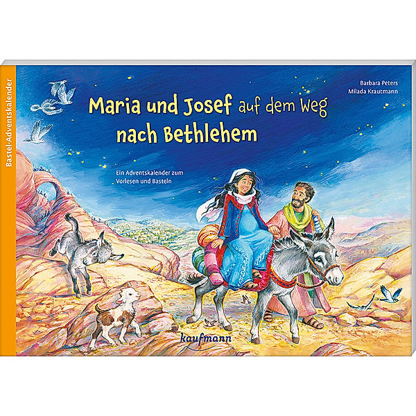 Maria und Josef auf dem Weg nach Bethlehem, Barbara Peters