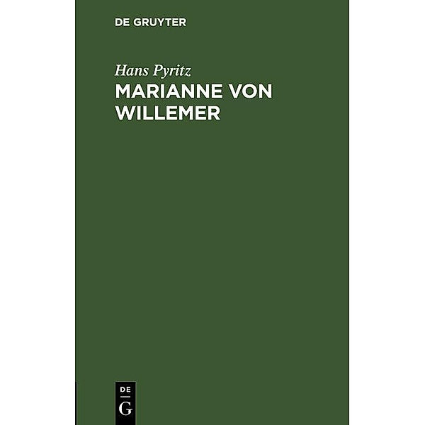 Marianne von Willemer, Hans Pyritz