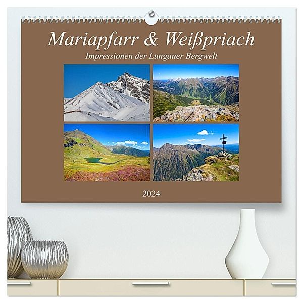 Mariapfarr & Weißpriach (hochwertiger Premium Wandkalender 2024 DIN A2 quer), Kunstdruck in Hochglanz, Christa Kramer