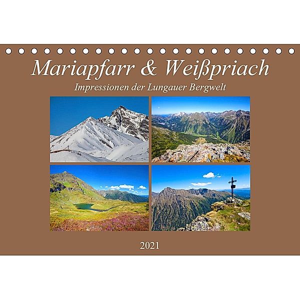 Mariapfarr & Weißpriach (Tischkalender 2021 DIN A5 quer), Christa Kramer