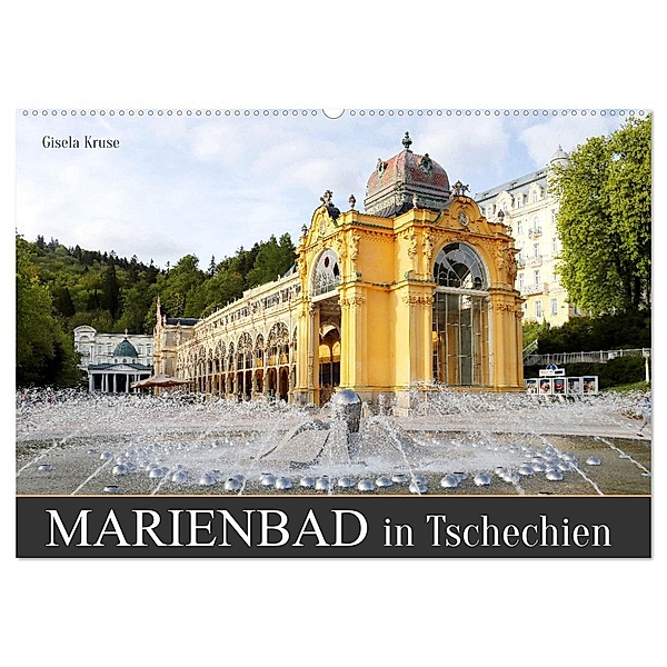 Marienbad in Tschechien (Wandkalender 2024 DIN A2 quer), CALVENDO Monatskalender, Gisela Kruse