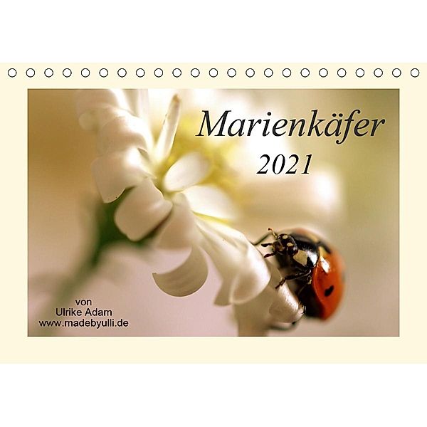 Marienkäfer / 2021 (Tischkalender 2021 DIN A5 quer), Ulrike Adam, madebyulli.de