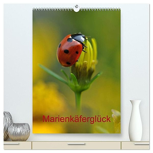 Marienkäferglück (hochwertiger Premium Wandkalender 2024 DIN A2 hoch), Kunstdruck in Hochglanz, Susanne Herppich