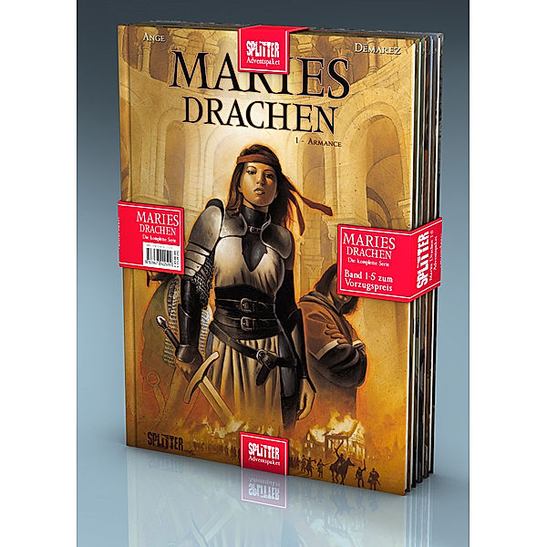 Maries Drachen Adventspaket: Band 1 - 5 zum Sonderpreis, Ange