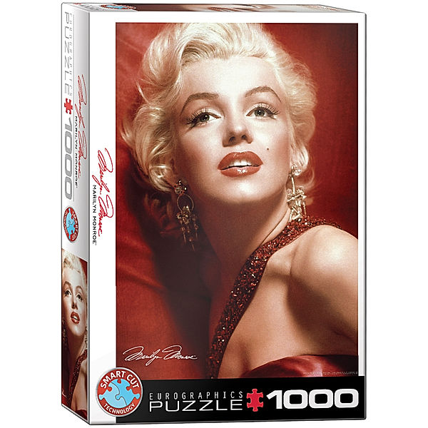 Eurographics Marilyn Monroe Portrait in Rot (Puzzle)