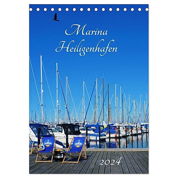 Marina Heiligenhafen (Tischkalender 2024 DIN A5 hoch), CALVENDO Monatskalender, Renate Grobelny