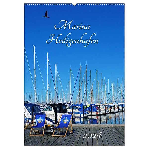 Marina Heiligenhafen (Wandkalender 2024 DIN A2 hoch), CALVENDO Monatskalender, Renate Grobelny