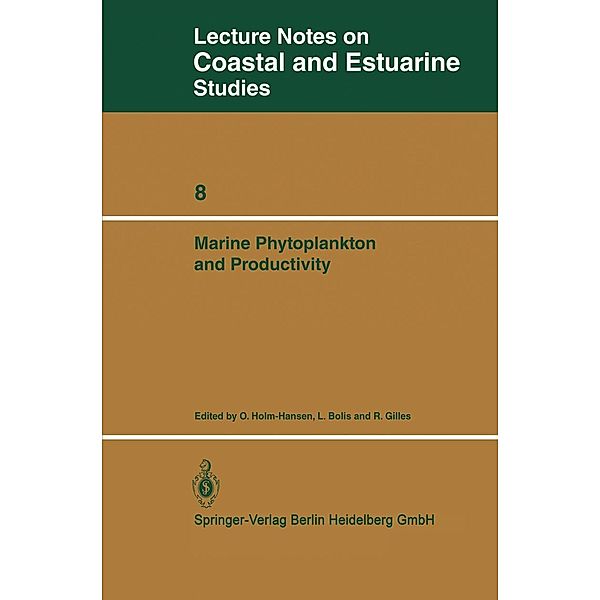Marine Phytoplankton and Productivity / Coastal and Estuarine Studies Bd.8