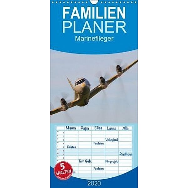 Marineflieger - Familienplaner hoch (Wandkalender 2020 , 21 cm x 45 cm, hoch), Eike Henning