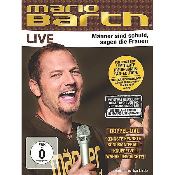 Mario Barth: Männer sind schuld, sagen die Frauen - Doppel-DVD, Mario Barth