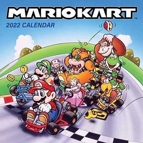 Mario Kart 2022 Wall Calendar, Nintendo