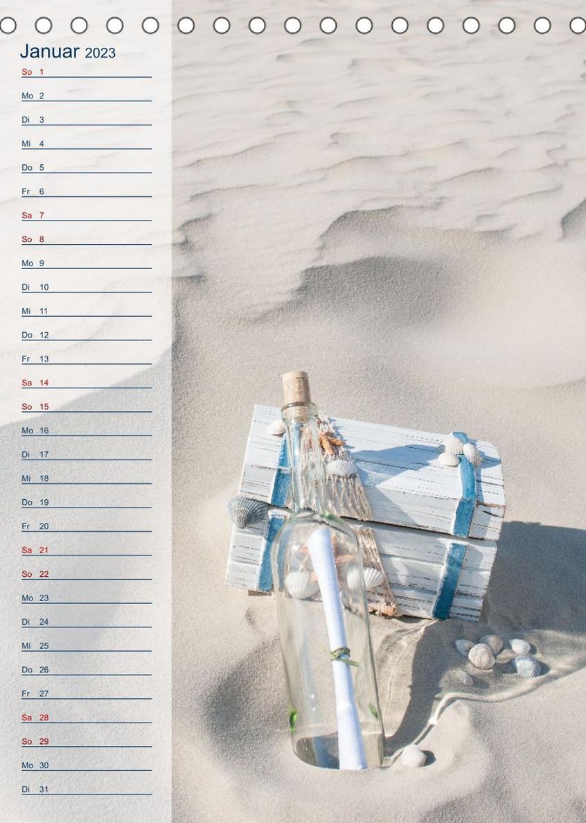 Maritim - Geburtstagskalender Tischkalender 2023 DIN A5 hoch online kaufen  - Orbisana