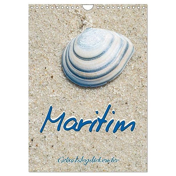 Maritim - Geburtstagskalender (Wandkalender 2024 DIN A4 hoch), CALVENDO Monatskalender, Carola Vahldiek