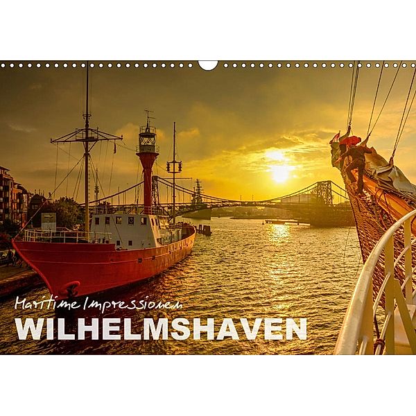 Maritime Impressionen Wilhelmshaven (Wandkalender 2021 DIN A3 quer), © www.geniusstrand.de