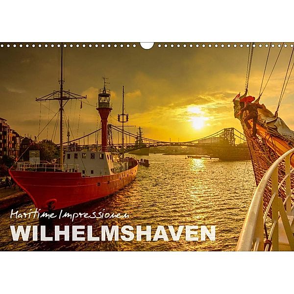 Maritime Impressionen Wilhelmshaven (Wandkalender 2023 DIN A3 quer), © www.geniusstrand.de