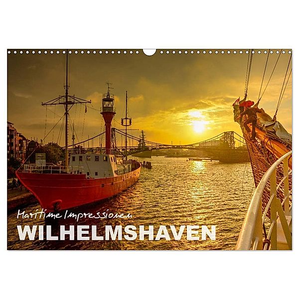 Maritime Impressionen Wilhelmshaven (Wandkalender 2024 DIN A3 quer), CALVENDO Monatskalender, © www.geniusstrand.de